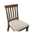 thumbnail image 4 of Steve Silver Joanna Farmhouse Side Chair with Schoolhouse Back, Oatmeal and Caramel, 4 of 11