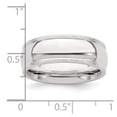 thumbnail image 3 of 925 Sterling Silver Solid Polished Milgrain Half Round 7mm Millgrain Comfort-Fit Band Ring Size 8.5 Ring for Women and M, 3 of 5