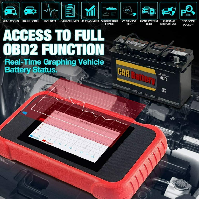 LAUNCH CRP129E OBD2 Scanner, ABS SRS Transmission Check Engine