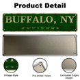 thumbnail image 3 of Linstore Buffalo Ny City Sign Rústico Vintage Metal Arte Decoración De Pared Oficina/Hogar/Aula 4 X 16, 3 of 5