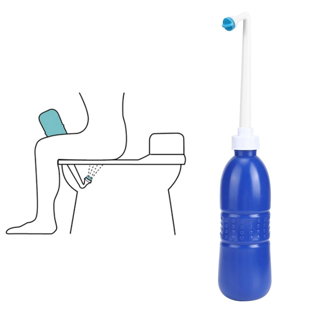 LYUMO Travel Bidet Sprayer, 620ml Portable Handheld Bathroom Home Travel Use Bidet Sprayer Bottle Spray Hygiene Cleaner