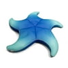 Big Joe Wavy Starfish No Inflation Needed Novelty Pool Float, Le Ombre Blue Double Sided Mesh, Quick Draining Fabric, 5 feet Big