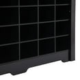 thumbnail image 6 of Modern Shoe Cabinet with Curved Base, 5 Tier Wood Freestanding Shoe Rack 24 Shoe Cubby Console Shoe Organizer, 6 of 8