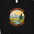 thumbnail image 3 of Inktastic Yellowstone National Park Vintage Design Toddler Sweatshirt, 3 of 4