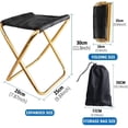 thumbnail image 2 of Silla de camping, Mmgoqqt, Aluminio, Plegable, Color negro, 2 of 5
