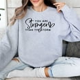 thumbnail image 4 of Inspirational Quote Sweatshirt, You Are Stronger Than The Storm, Motivational Pullover, Unisex Top, Cozy Comfort Wear, Gift Idea, 4 of 10