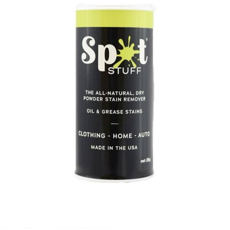 Spot Stuff Oil and Grease Dry Powder Stain Remover Shaker (Best Oil Blotting Powder)