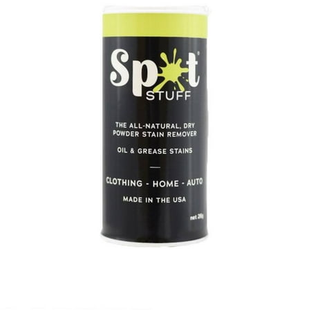 Oil Based Stain Removal - Spot Stuff Oil and Grease Dry Powder Stain Remover Shaker Bottle