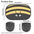 thumbnail image 7 of Garronmavis Cute Bee 2 Pack Car Window Shades Baby Window Shade Glare and UV Rays Protection Car Window Shades Easy Installation 20*12 in Universal Fit for Most Cars, 7 of 7