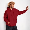thumbnail image 7 of Nestiefly Mens Cotton Hooded Fashion Long Sleeve Hoodies Casual Drawstring with Pockets Pullover Sweatshirt for Men 2026 Wine 3XL, 7 of 7