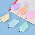 thumbnail image 3 of 12X Kawaii Highlighter Pens, Neon Color Markers, 6Pcs Bright Drawing Pens, Cartoon Ice-Cream Shaped, 3 of 7