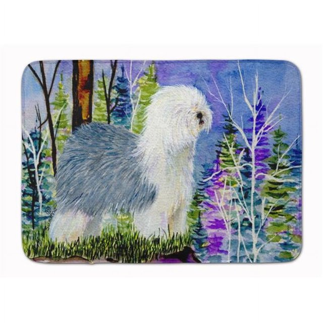 Carolines Treasures SS8641RUG Old English Sheepdog Machine Washable Memory Foam Mat