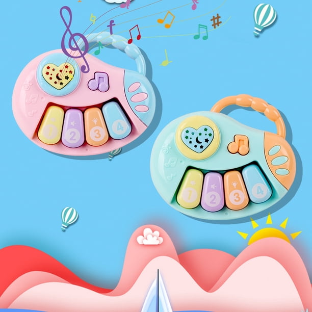 onlyliua para Interior/Exterior Piano Electrification And Música Ligera para Niños y Bebés, Juegos de Entrenamiento de Agarre, Aplausos, Rompecabezas de Piano, Juegos de Educación Temprana