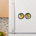 thumbnail image 5 of 2 Pcs Fridge Magnet DIY Sticker Refrigerator Stickers Japanese-style Magnetic Pvc, 5 of 6