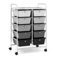 thumbnail image 2 of Costway Carrito Móvil Multiusos con 10 Cajones Organizador de Herramientas para Álbumes de Recortes Sobre Ruedas 65,5 x 37 x 87 cm, 2 of 10