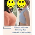 thumbnail image 3 of Faja interior para estudiantes femeninas, súper plana, invisible, para el pecho, corta, encogida, para el pecho, grande, pequeña, deportiva, para mujer, 3 of 5