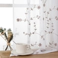 thumbnail image 3 of Kitchen Valance & Tier Curtain Set, Light Filtering Curtains, Joda White/Linen, 3 of 5