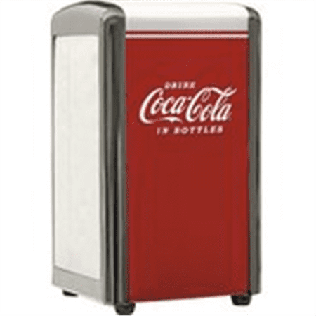 Coca Cola Tin Flat Napkin Holder Dispenser For Coke Lovers! 