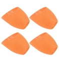 thumbnail image 1 of Shisuyan 4pcs Tapered Lamp Shade Plastic Orange Protect Light Bulb from Dust Table Lamp Home Decoration, 1 of 9