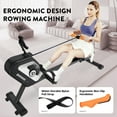 Pooboo Rowing Machines Rower Foldable with 8 Level Resistance