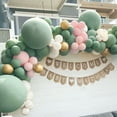 thumbnail image 5 of Sage Green and Pink Balloon Garland Kit Balloon Arch Kit, 5 of 6