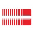 thumbnail image 1 of 2Pcs Car Hood Stripe Sticker Auto Racing Stripes Body Side Decal Hood Parachoques Vinilo S Eccomum Pegatinas, 1 of 5