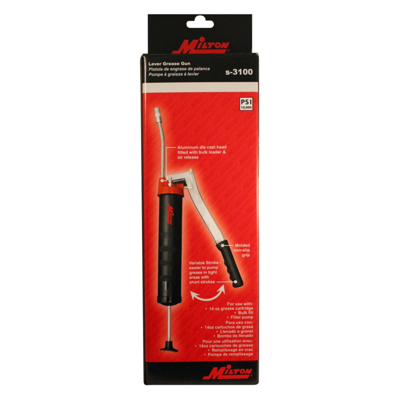 Milton Lever Grease Gun