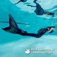 thumbnail image 6 of Fin Fun Atlantis - Mermaid Tail w/ Reinforced Tips & Monofin | 3D Side & Back Fins - for Women, Teen and Adults - (Sea Dragon, Adult S), 6 of 7