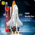 thumbnail image 4 of MIADEAL Astronaut Space Rocket Launch Building Blocks Set, 4 of 6