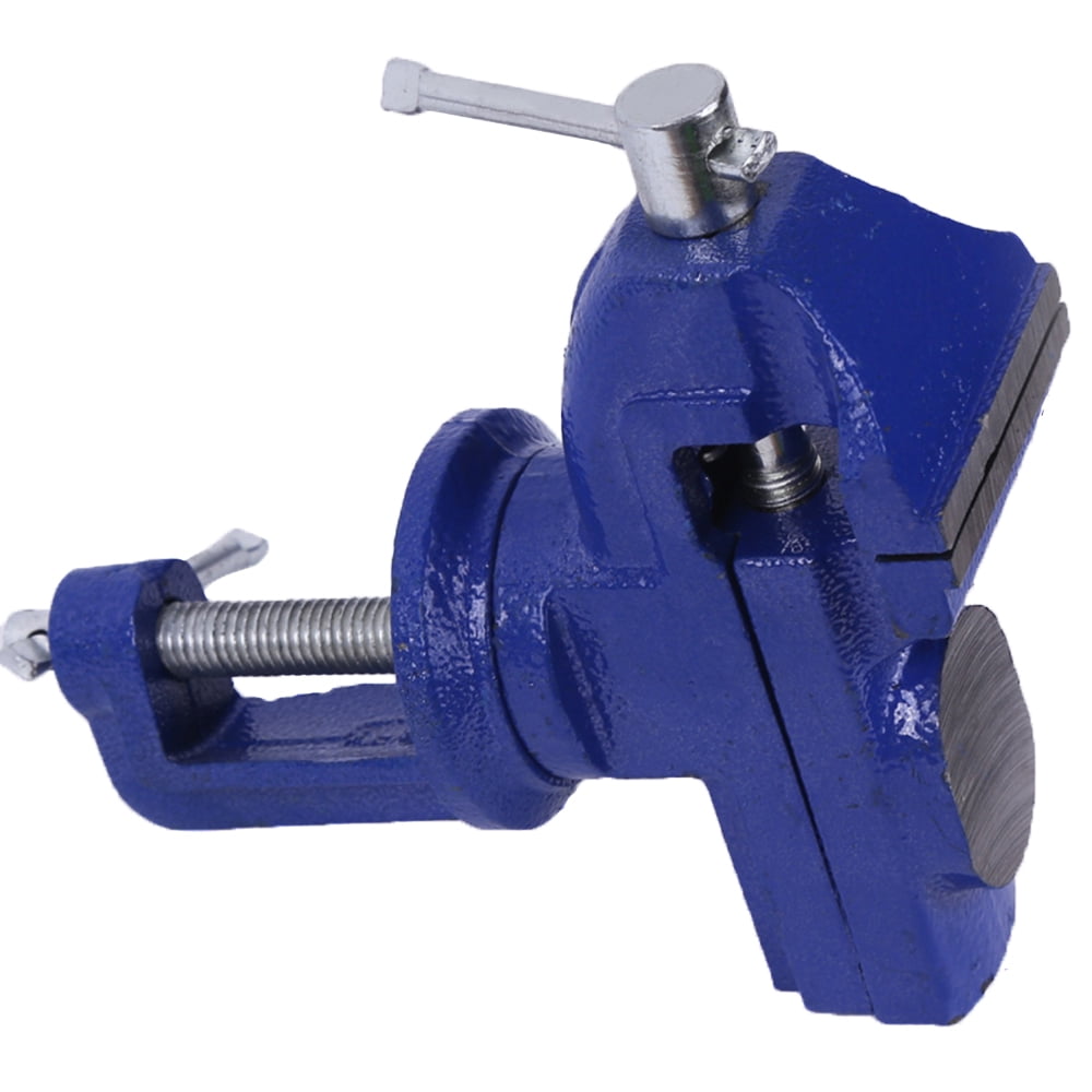 2/" Bench Vise Anvil with Swivel Base Table Top Clamp Vice