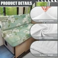 thumbnail image 6 of Uorisanigo RV Dinette Cushion Covers with Elastic Band Jasmine Print Camper Cushion Covers for RV Camper Car Bench 1 Backrest Cover & 1 Bench Cover, Universal Fit & Machine Washable, 6 of 7