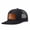 Black, variant on Faith Letter leather label pattern, suitable for travel and casual outfits, breathable outdoor baseball cap for men, adjustable