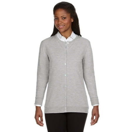 Devon & Jones Ladies' Perfect Fitâ„¢ Ribbon Cardigan