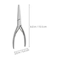 thumbnail image 2 of CATIEBYE Precision Nail Pinching Clip Pliers Stainless Steel for Acrylic Nail Sculpting, 2 of 8