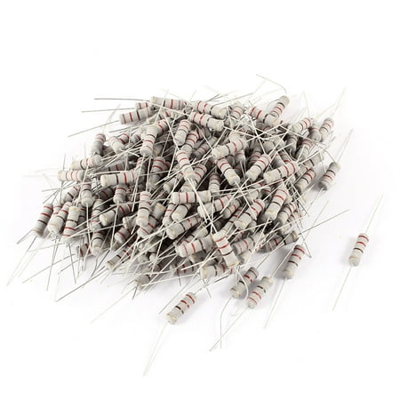 Unique Bargains 200 Pieces 220 Ohm 5% 2 Watt Axial Leads Metal Oxide Film Resistors