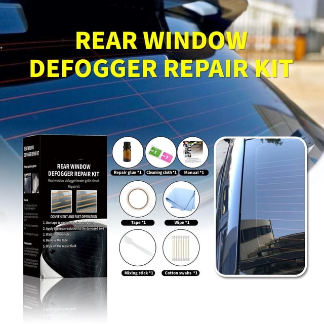 Dvkptbk Repair Kits Defroster Repair Kit Window Defroster Repair Kit for Automatic Quickly DIY Repair 10ml Car Care & Cleaning