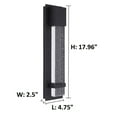 thumbnail image 2 of Eglo 202957A Venecia 17-7/8" Tall Integrated Led Outdoor Wall Sconce - Black, 2 of 7