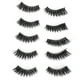 thumbnail image 5 of Pestañas postizas, 5 pares de pestañas postizas de maquillaje denso y grueso, pestañas postizas impulsadas por el rendimiento, 5 of 12