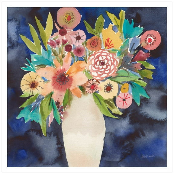 Amanti Art Floral Beauty IV Wood Framed Wall Art Print