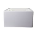 thumbnail image 6 of ALFI brand AB3618DB-B 36" Biscuit Smooth Apron Thick Wall Fireclay Double Bowl Farm Sink, 6 of 7
