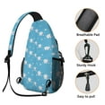 thumbnail image 3 of Dental-Themed Crossbody Sling Bag for Men & Women Anti-Theft Tooth Pattern Chest Backpack for Biking, Hiking & Travel Spacious & Organized Oral Care Inspired Daypack, 3 of 6