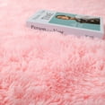 thumbnail image 4 of Round Fluffy Rug Faux Fur Round Rug Shaggy Floor Area Carpet for Living Bedroom Sofa Supplies (5.3 x 5.3 Ft), 4 of 6
