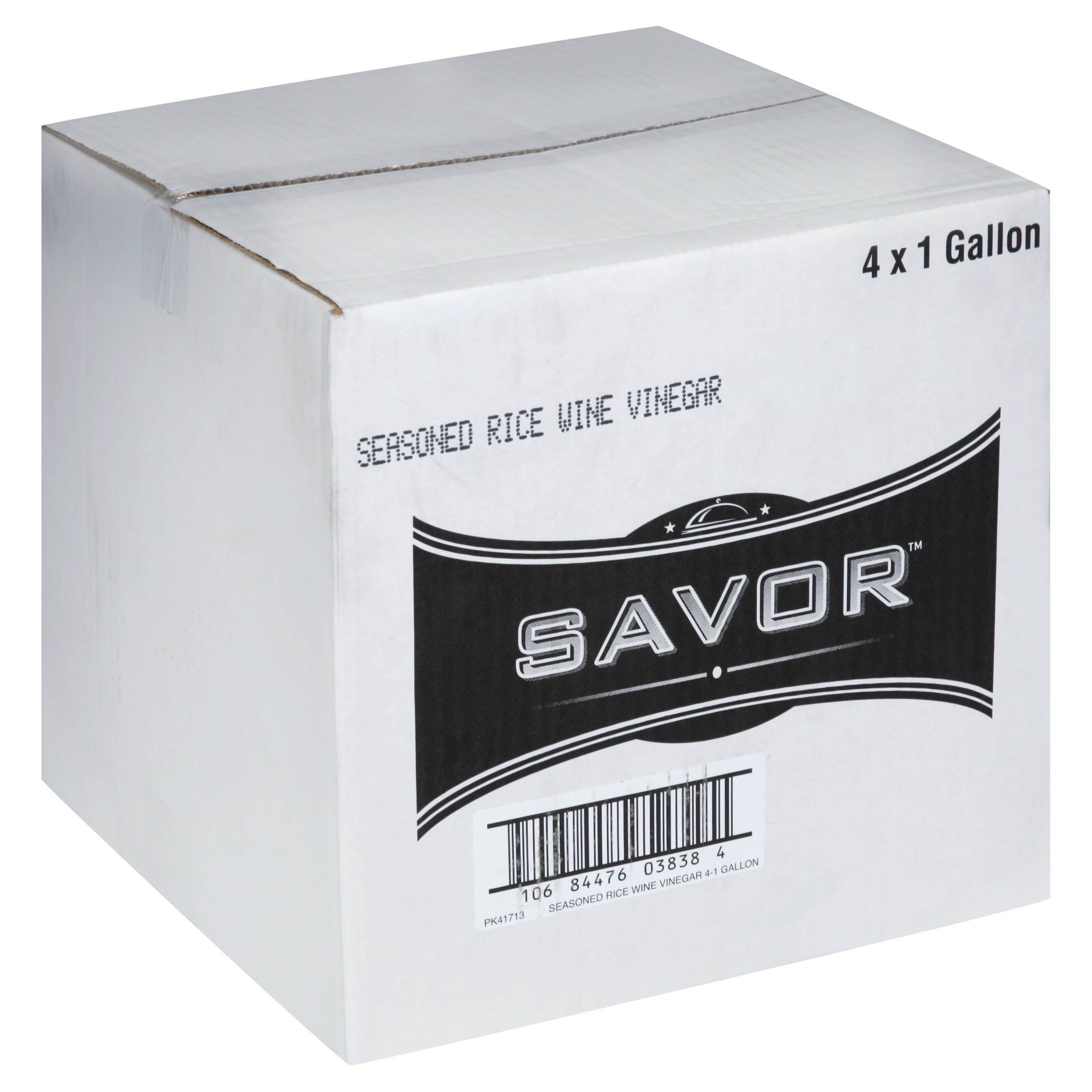Savor Imports Seasoned Rice Wine 4.5% Vinegar Bulk, 1 Gallon, 4 Per Case