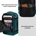 thumbnail image 5 of Carry on Travel Backpack for Men, Airline Approved 18x14x8 Spirit Airlines Personal Item Bag, 13 Pockets Casual Daypack, Waterproof Gym Backpacks 30L, 5 of 7