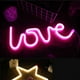 thumbnail image 3 of Letreros de neón de amor, luz de neón LED para suministros de fiesta, accesorio de decoración de habitación de niñas, decoración de mesa, regalos para niños (amor rosa) Xemadio WMZL-641-1, 3 of 5
