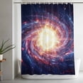 thumbnail image 4 of Galaxy Explosion Planet Shower Curtain, Moon Outer Space Cool Modern Waterproof Shower Curtain Set with 12 Hooks Lightweight Bath Curtains Fabric Bathroom Decor 48x72 Inches, 4 of 9
