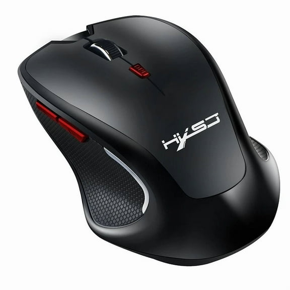 RHEA- Wireless Gaming Mouse W/ Unique Silent Click Optical 2400 Dpi For Pc Laptop Mac