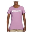 thumbnail image 2 of Wild Bobby State of Mississippi College Style Women Graphic Tee, 2 of 6
