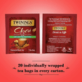 thumbnail image 3 of Twinings Decaffeinated Chai Tea, Black Tea Blend with Cinnamon, Ginger, Cardamon, 20 Count (Pack of 3), 3 of 8