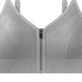 thumbnail image 5 of Yxbdin Zipped Front Closure Bras for Women No Underwire Sports Bra Full Coverage Push Up Bras Lightweight Soft Breathable Shockproof Bra Tops, 5 of 5